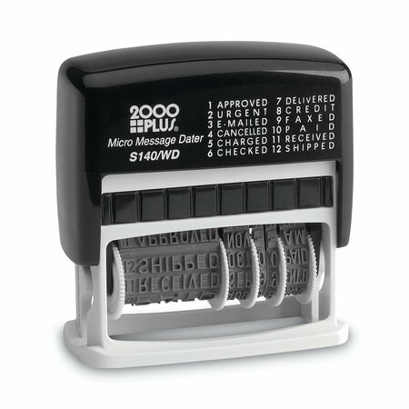 2000 Plus Micro Message Stamp, Self Ink, Size 1 011090